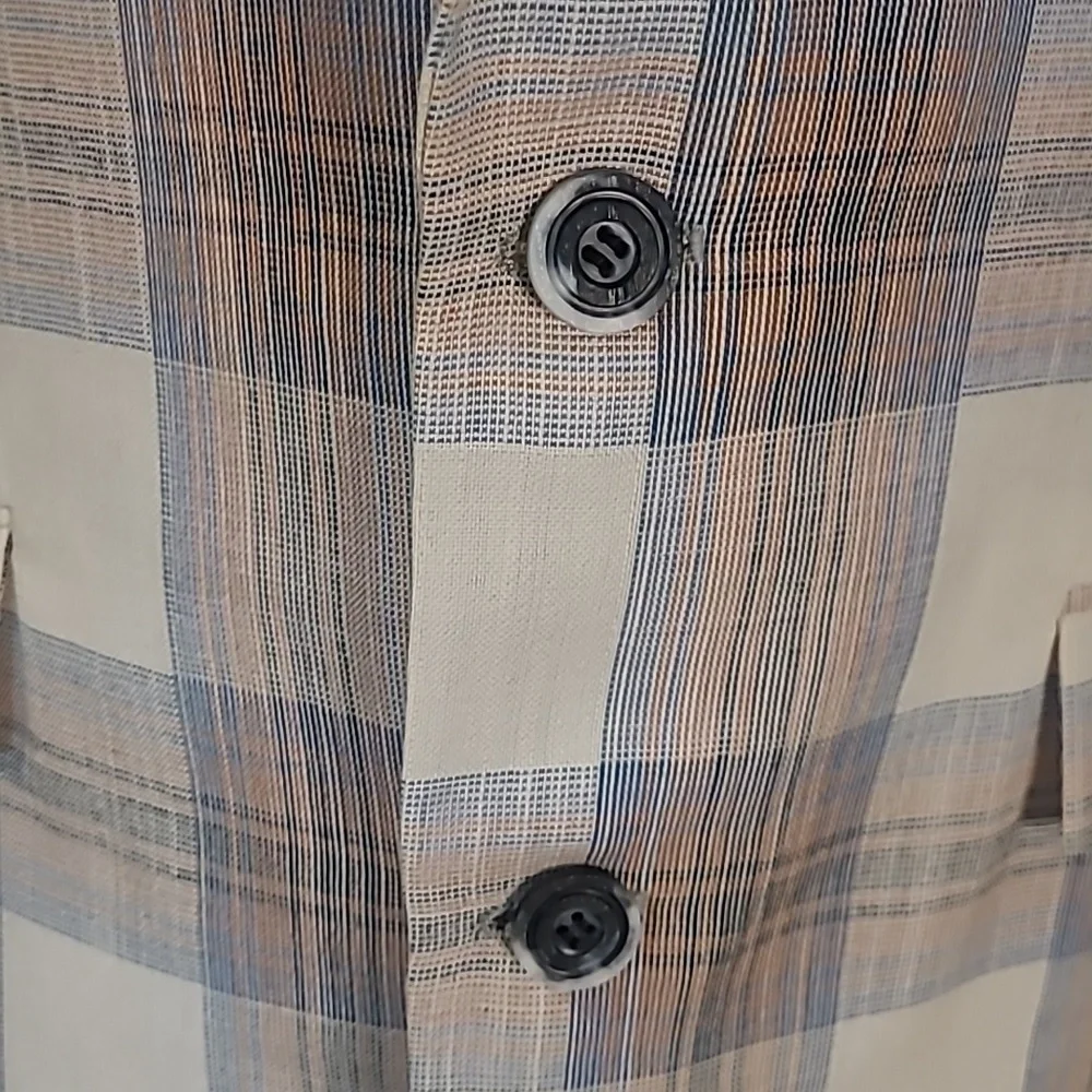 Vtg. Men's Givinchy Plaid Blazer
